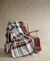 Nautica Emmet Plaid Knit Throw, 70" X 50"