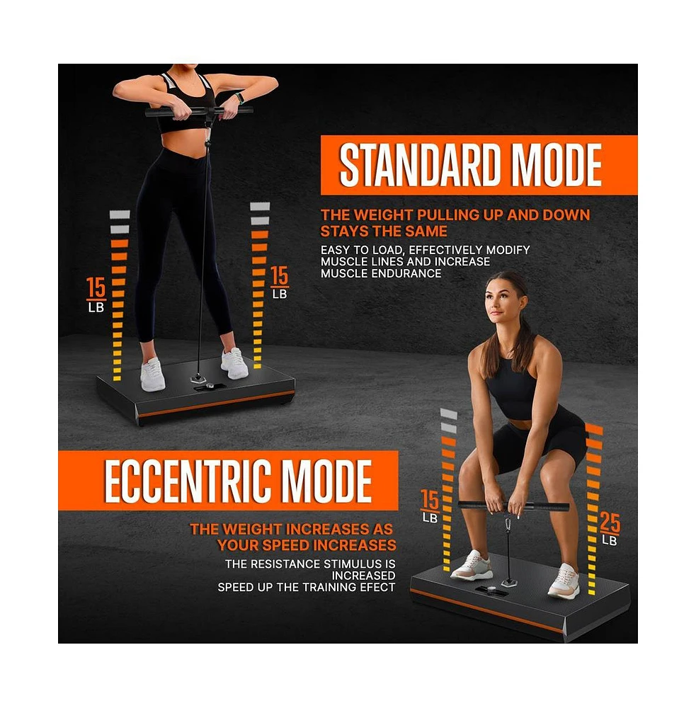 Squatz Compact Multifunctional Pluto Board Device for Full-Body Workouts