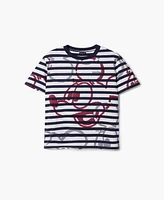 Desigual Men's Striped T-shirt and Mickey