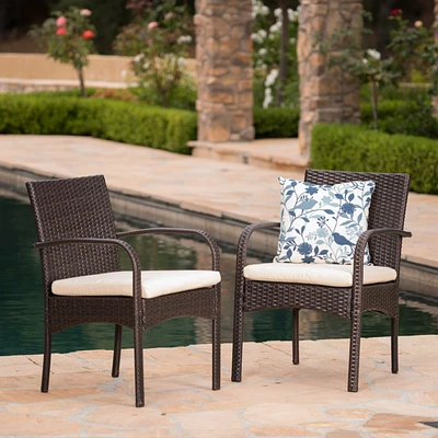 Streamdale Furniture Cordoba Kd Pe Wicker Dining Chair