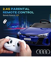 Simplie Fun Kids Ride on Car, 12V Licensed Audi Rs E-tron Gt 3.1 Mph Electric Car for Kids, Ride