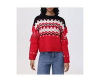 525 Women's Margaret Fringe Fair Isle Pullove