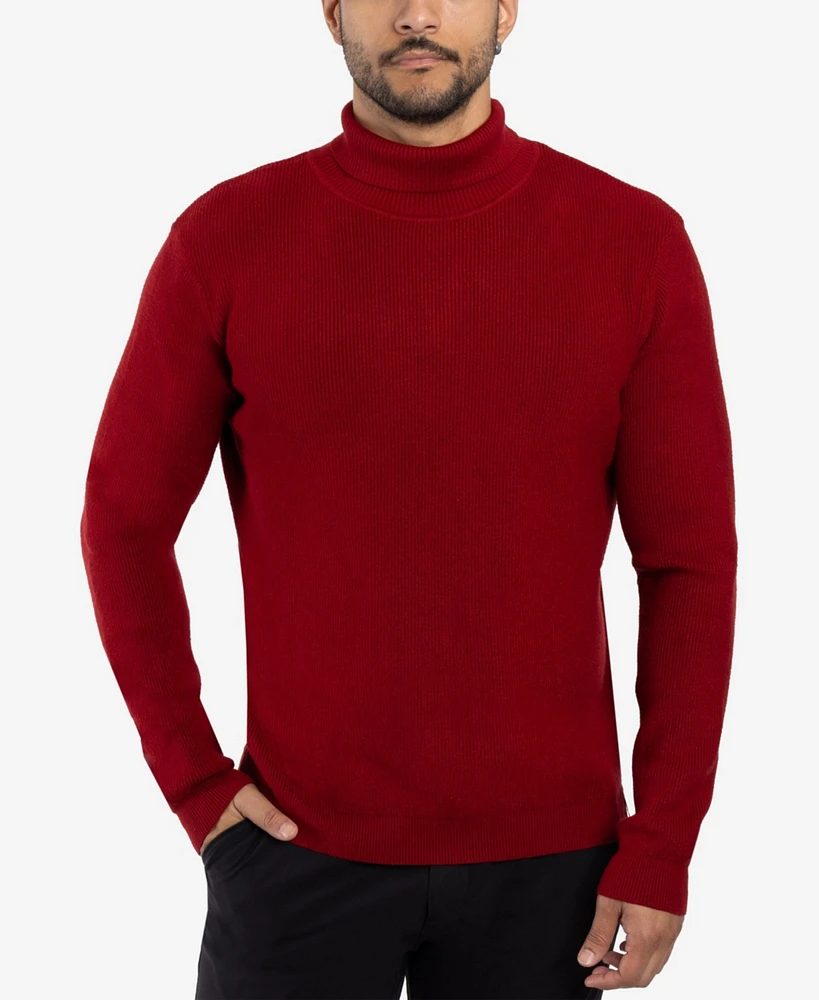 Spring + Mercer Men's Ribbed Turtle Neck Sweater