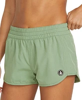 Volcom Juniors' 2" Simply Solid Swim Cover-Up Shorts