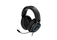 Philips Gaming Headset, 50mm Drivers, Noise-Isolating Ear Cups, Built-in Mic, Comfortable Design, Wired 3.5mm Jack, In-Line Controls Black