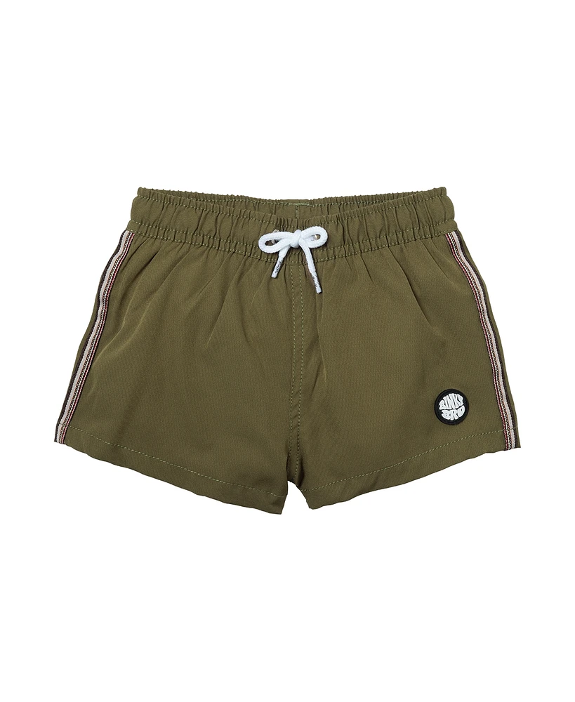 BinkyBro Men's Boys Dark Green Namotu Lefts Swimmie