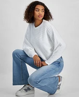 Hippie Rose Junior's Elliptical Rib-Knit Sweater