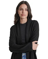 Dkny Jeans Women's Shawl-Collar Open-Front Long Cardigan