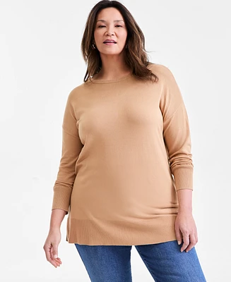 Style & Co Plus Tunic Sweater, Exclusively at Macy's