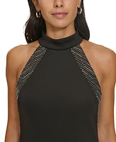 Calvin Klein Women's Embellished Halter Sheath Dress