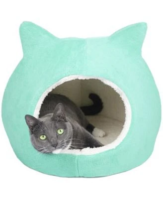 Details Cat Bed Cave Beds For Cats Sherpa Fleece Cat House Tent With Removable Cushion For Pet Kittens