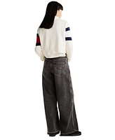 Tommy Jeans Women's Crewneck Flag Logo Sweater