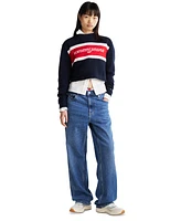 Tommy Jeans Women's Colorblocked Logo Crewneck Sweater