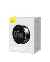 Baseus Large Display Digital Timer Kitchen Timer with Countdown Rotation, Lcd Digital Countdown Timer, Good Timing Helper for Home and Work Environmen