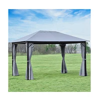 Slickblue Patio Gazebo for Outdoor Shade and Relaxation - Perfect for Backyard and Garden Spaces