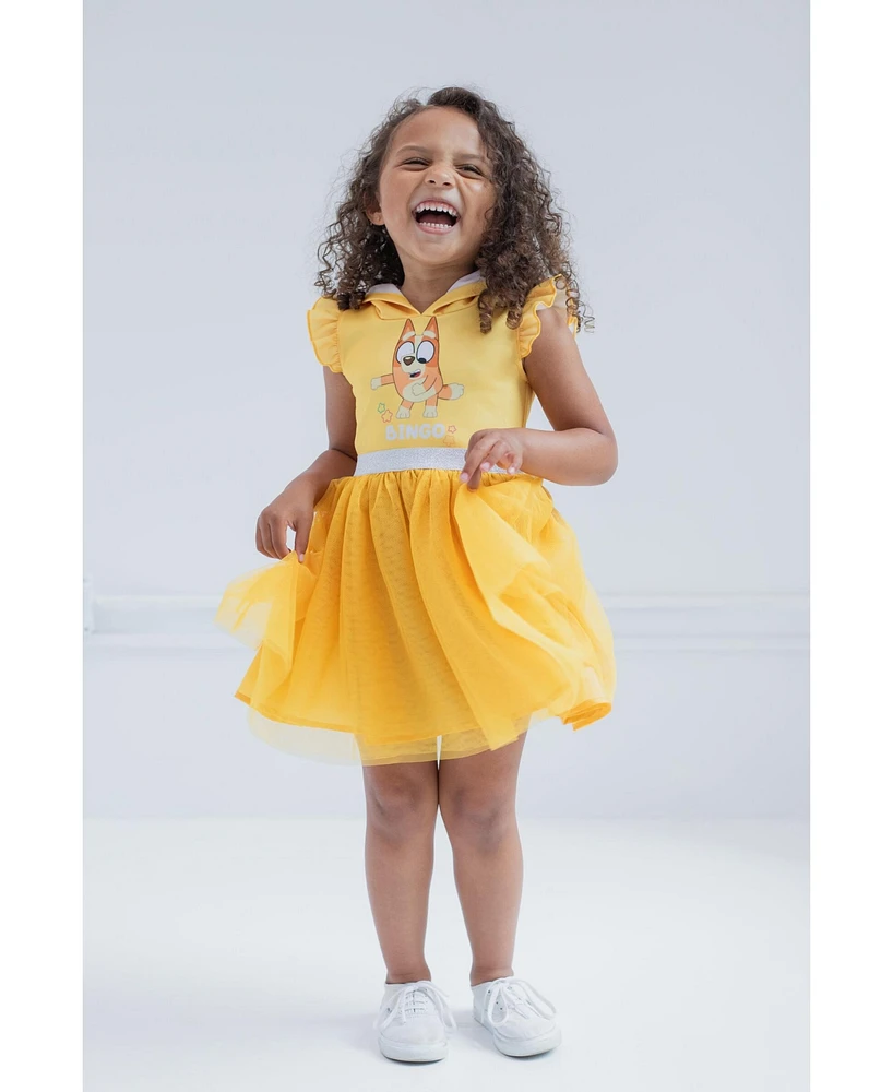 Bluey Little Girls Mesh Cosplay Dress