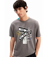 Desigual Men's Arty New York T-shirt