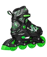 Roller Derby Stryde Lighted Boy's Adjustable Inline Skates