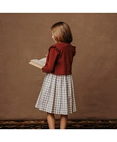 Hope & Henry Toddler Girls Organic Sleeveless Stretch Poplin Sash Dress
