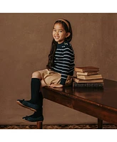 Hope & Henry Toddler Girls Ponte Pleated Uniform Skort