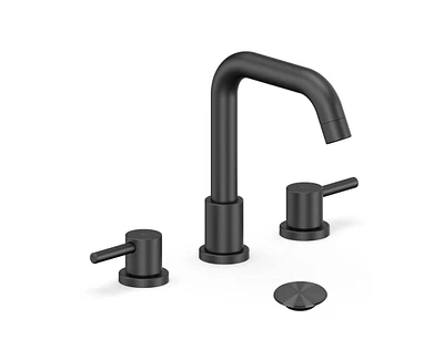 gaomon Bathroom Sink Faucet,Bathroom Faucet 3 Hole with Stainless Steel Pop Up Drain and cUPC Lead-Free Hose