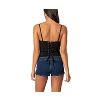 Edikted Women's Coryn Lacey Cupped Corset