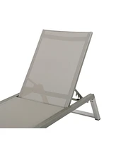 Simplie Fun Myers Chaise Lounge: Adjustable Comfort For Poolside Bliss