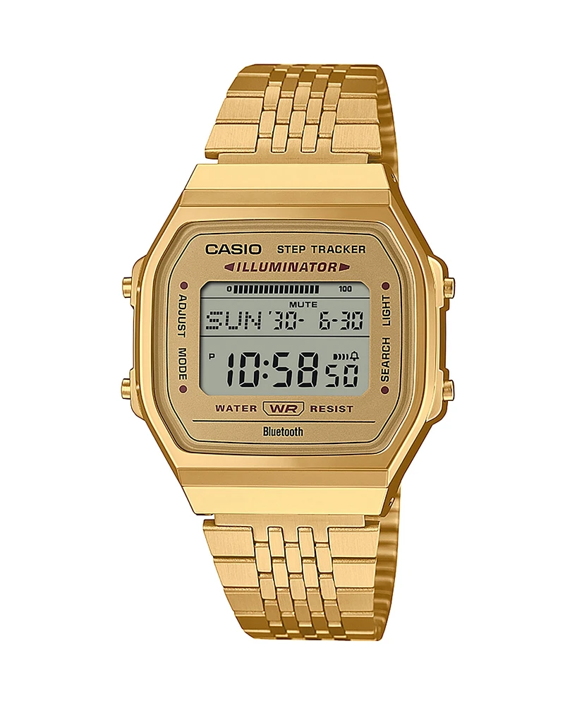 G-Shock Casio Men's and Women's Gold Tone Stainless Steel Watch, 41.6mm, ABL100WEG-9AV