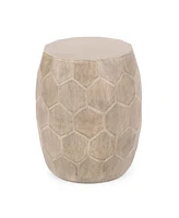 Versatile Concrete Side Table: Durable, Lightweight, Indoor/Outdoor