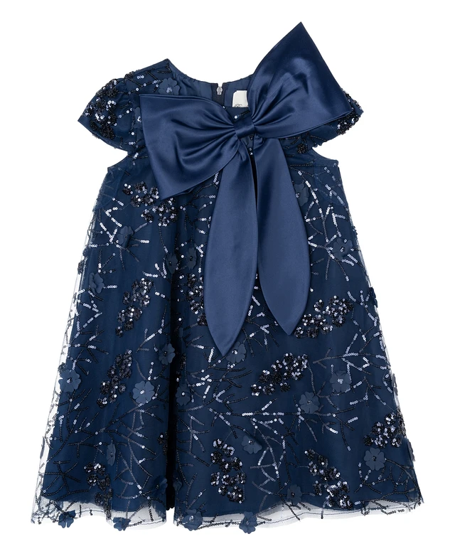 rare editions floral embroidered dress Rare Editions Big Girls Shimmer Floral Embroidered Dress In Ivory