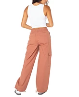 Celebrity Pink Juniors' Bungee-Hem Cargo Pants