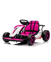 Streamdale Furniture Electric go karts, battery powered ride karts suitable for children aged 6-15, outdoor drift