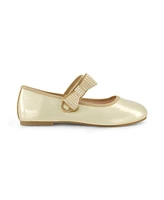 Jessica Simpson Little and Big Girls Amy Crystal Bow Ballet Flat