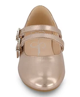 Jessica Simpson Little and Big Girls Amy Doubele Strap Ballet Flat