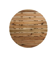D32x30" Round Dining Table, Solid Wood