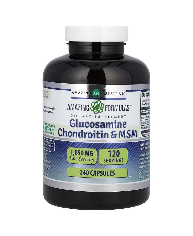 Amazing Nutrition Glucosamine Chondroitin & Msm 1 850 mg