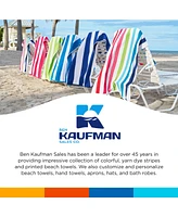 Ben Kaufman Cabana Stripe Beach & Pool Towel - Oversized & Absorbent Beach Towels