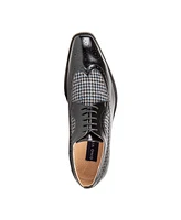 Gino Vitale Men's Wing Tip Brogue Two Tone Shoes