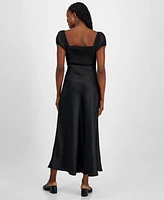 And Now This Women's Contrast-Lace Maxi Dress, Exclusively at Macy's