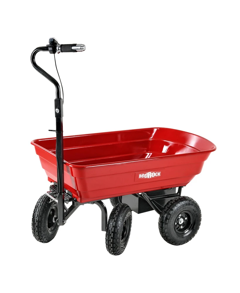 Streamdale Furniture wheelbarrow electric Hassle-free assemble: this utility cart's durable steel frame is easy to Assemble while the sturdy poly tub