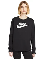 Nike Women's Sportswear Essentials Long-Sleeve Logo T-Shirt