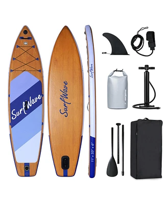 Inflatable Stand Up Paddle Board 11'x34" x6" With Accessories