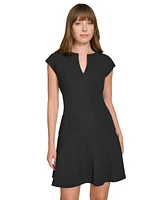 Tommy Hilfiger Women's Jacquard Drop-Waist Dress