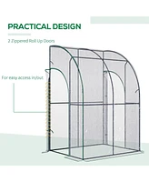 Simplie Fun 5' x 4' x 7' Lean-to Greenhouse, Walk