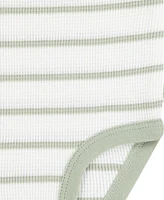 Huggies Baby Boys Cotton Waffle Bodysuit, Pants & Hat, 3 Piece Set