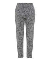 Olsen Women's Lisa Fit Straight Leg Snake Pant