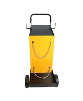 Multi Function 3 tier Welding Cart. gas bottle and accessory storage.Welding Heavy Duty Cart for Tig Mig Welder and Plasma Cutter with Upgrade Handles