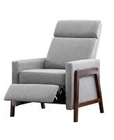 Slickblue Wood-Framed Upholstered Recliner Chair for Comfortable Seating and Stylish Home Decor