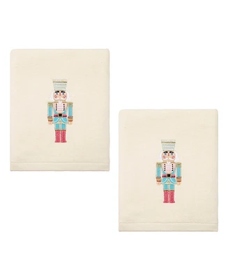 Avanti Nutcracker Cotton Hand Towel Set, 28" x 16"