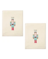 Avanti Nutcracker Cotton Hand Towel Set, 28" x 16"